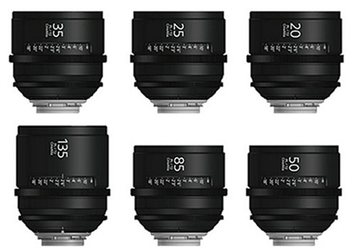Sony Cine Alta 6-Lens Kit (PL)
